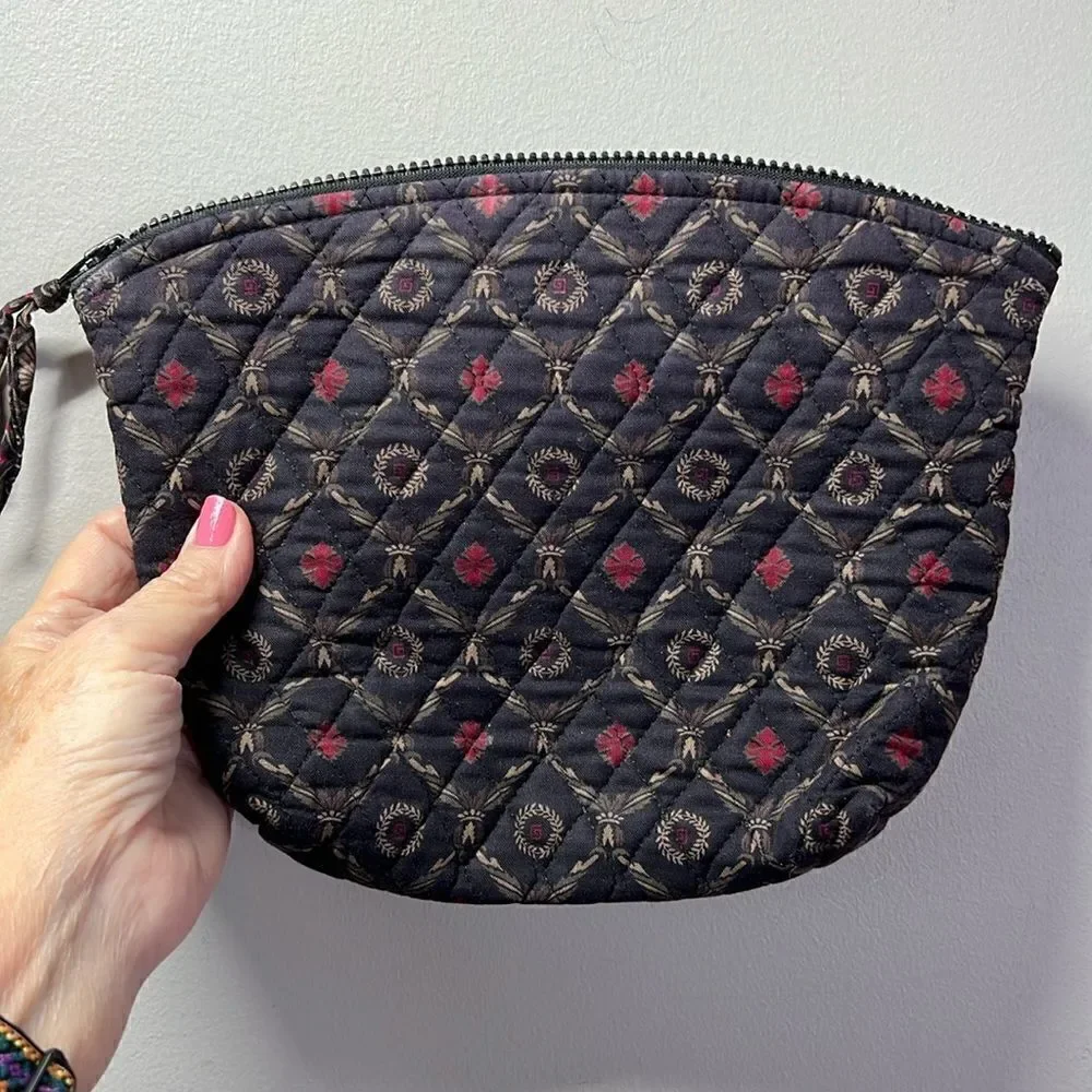 Vera Bradley Laural 1997 Large Cosmetic Bag